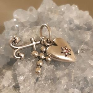 Pandora Love, hope and faith pendant/charm